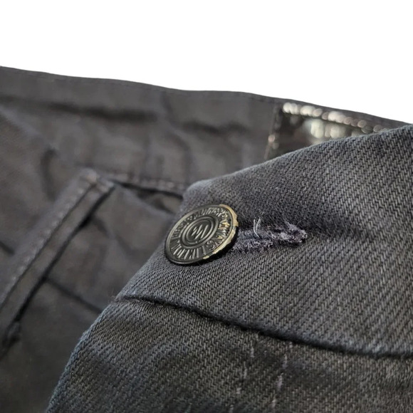 MOTHER + Freja Welt Zip Muse Jeans Size 24 Midnight At The Oasis Zip Bottom - Picture 10 of 11